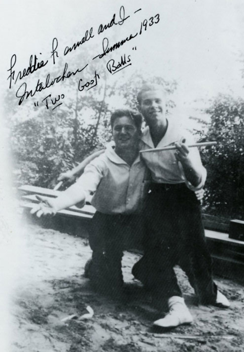 Bill Ludwig and Frederick Fennell at Interlochen.
